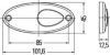SOLARIS 2003021035 Side Marker Light